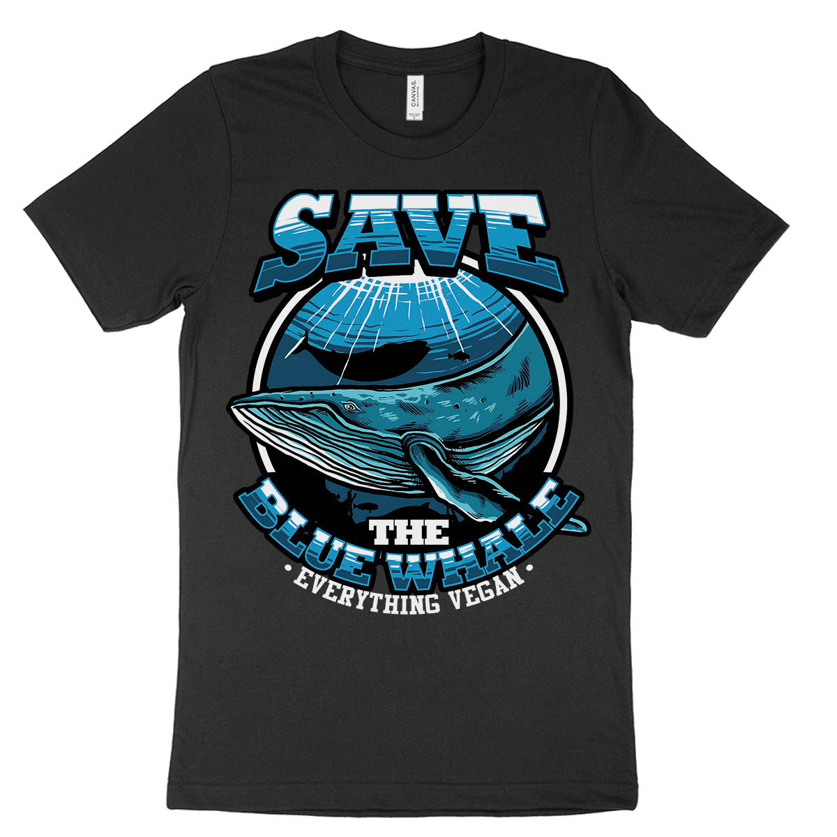 Save The Blue Whale Shirt | Everything Vegan