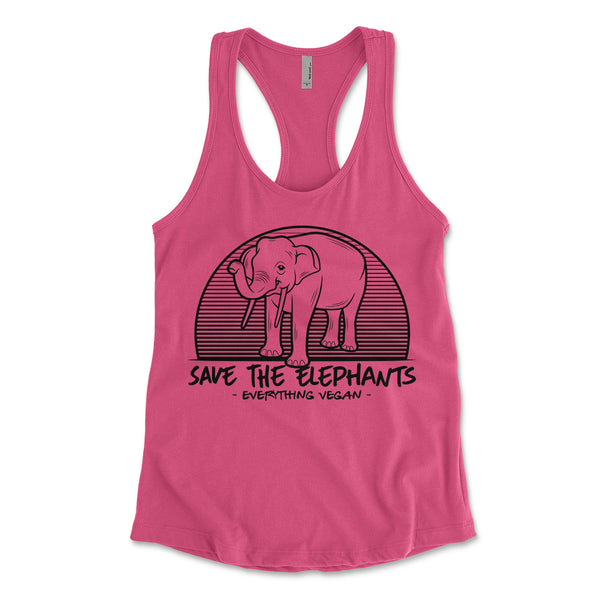 Save The Elephants Women's Tank | Everything Vegan