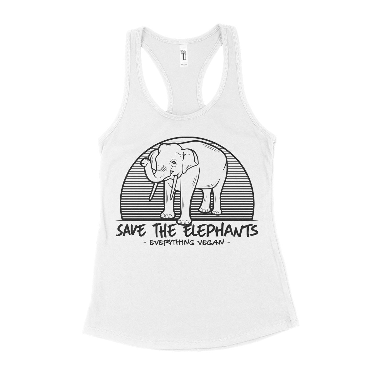 Save The Elephants Women's Tank | Everything Vegan
