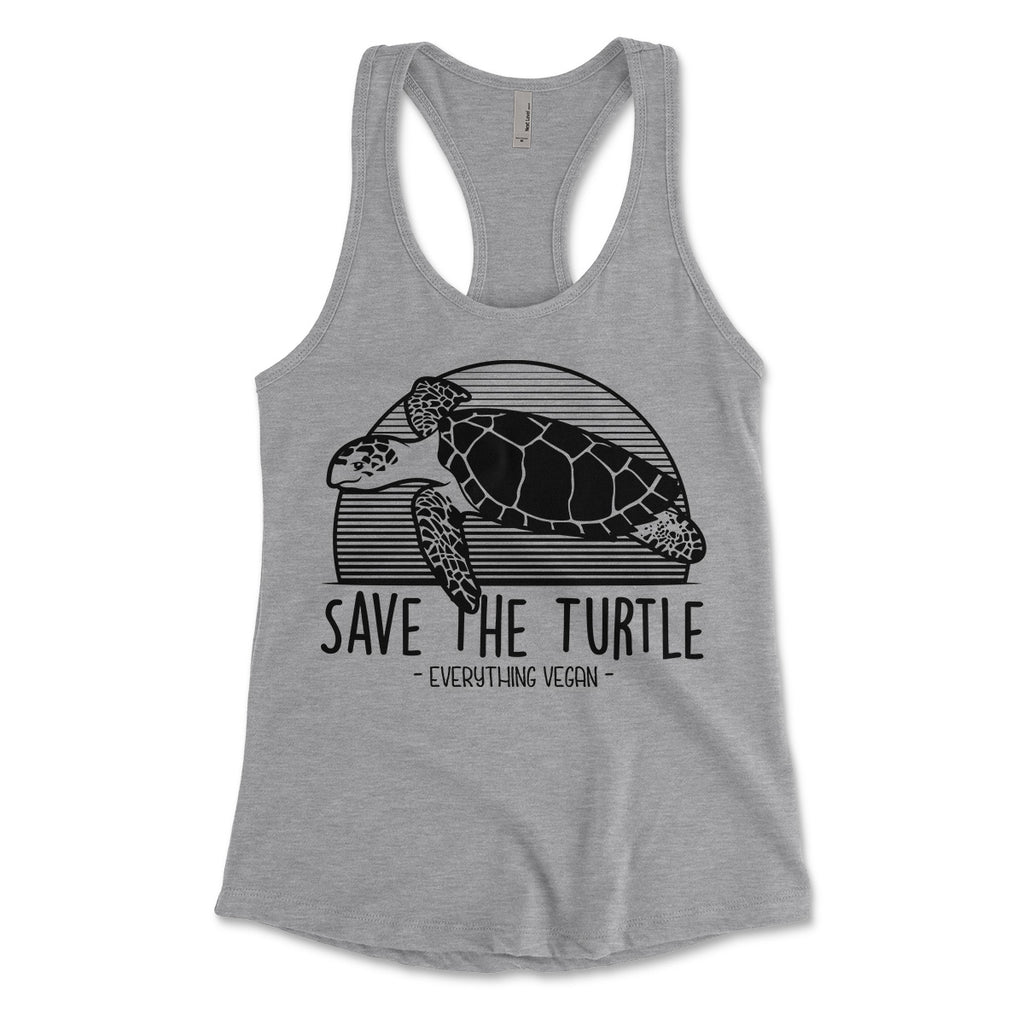 Save The Turtle Women's Tank | Everything Vegan